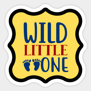 Wild Little One | Cute Kids Sticker